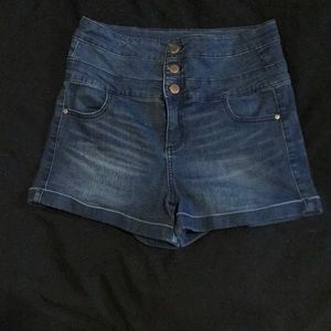 High waisted shorts